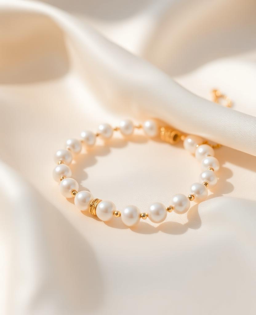 Woven Pearl Bracelet